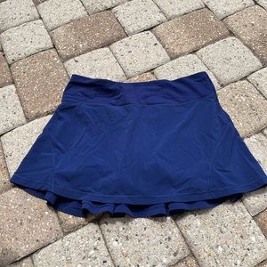 Dark Blue Lululemon Tennis Skirt